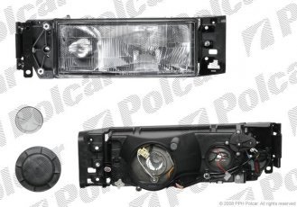 Купити 305709E Polcar - Фара основна ліва сторона 24V тип лампи=H3+H4 ручний ECE IVECO EUROSTAR-EUROTECH 01.93-12.02 (PJ)