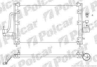 Купити 2923K8C1 Polcar - Радіатори кондиціонера
