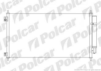 Купить 3834K8C1 Polcar - Радиаторы кондиционера