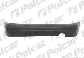 Купить 270596 Polcar - Бампер задний черный NISSAN MICRA (K11)  93-97 (PJ)
