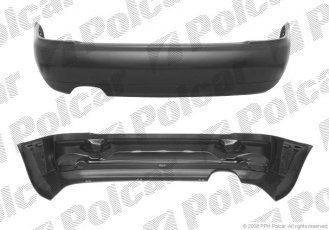 Купить 132496 Polcar - Бампер задний черный спойлер грунтованый AUDI A4 (B5)  SDN 94-98/AVANT 94-98 (PJ)