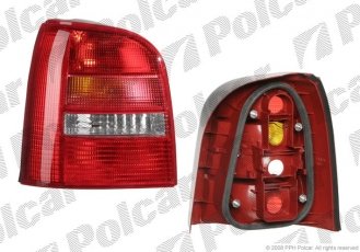 Купить 1325883E Polcar - Фонарь задний правая сторона TYC без патрона лампы ECE AUDI A4 (B5)  SDN 99-00/AVANT 99-01 (PJ)