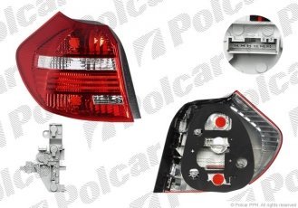 Купити 2001872V Polcar - Ліхтар задній ліва сторона VALEO ECE BMW 1 (E81/E82/E87/E88)  09.04-  (Q)