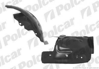 Купить 6012FP2 Polcar - Подкрыльник правая сторона заднее ABS+PCV RENAULT MEGANE II (M)  11.02-12.05 (ZJ)