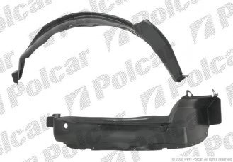 Купити 6041FP1 Polcar - Підкрилок права сторона ABS+PCV RENAULT OPEL (ZJ)