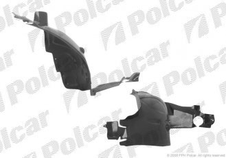 Купити 5006FL-2 Polcar - Підкрилок ліва сторона заднє ABS+PCV MERCEDES A-KLASSE (W169)  09.04-05.08 (ZJ)