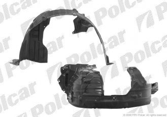 Купити 2707FP1 Polcar - Підкрилок права сторона ABS+PCV NISSAN MICRA (K12)  01.03-11.10 (ZJ)