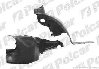 Купити 5005FL2 Polcar - Підкрилок ліва сторона заднє ABS+PCV MERCEDES A-KLASSE (W168)  09.97-08.04 (ZJ)