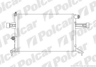 Радиаторы охлаждения 550808-8 Polcar фото 1