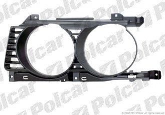 Купити 2015163 Polcar - Решітка права сторона чорна BMW 5 (E34)  SDN 88-95+комбі 92-3.97 (PJ)