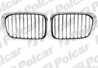 Купить 2008054 Polcar - Решетка правая сторона хром BMW 3 (E46)  SDN/комби 06.98-09.01 (PJ)  200805-4