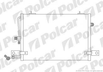 Купити 1326K8C1S Polcar - Радіатор кондиціонера