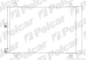 Купить 2327K8C3S Polcar - Радиаторы кондиционера 565x360x20 A/A пайка C КПП=M AC=  (+)  CITROEN PEUGEOT (PJ)