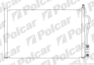 Купити 3212K8C1S Polcar - Радіатор кондиціонера