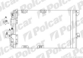 Купити 5508K8C3S Polcar - Радіатор кондиціонера