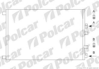 Купить 6012K8C2S Polcar - Радиатор кондиционера