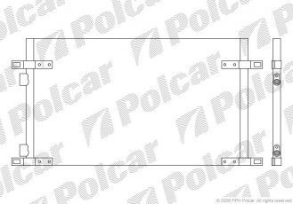 Купити 6032K8C2S Polcar - Радіатор кондиціонера
