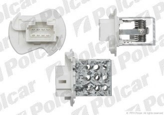 Купить 6041KST1X Polcar - Резистор кондиционера AC=  (+/-)  OPEL NISSAN RENAULT (Q)