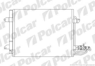 Радіатор кондиціонера 9578K8C1S Polcar фото 1