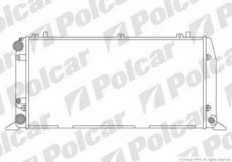 Купити 130808A3 Polcar - Радіатори охолодження 620x322x34 A/P мех. КПП=M AC=  (-)  AUDI 80 91- 1984ccm ADW (PJ)