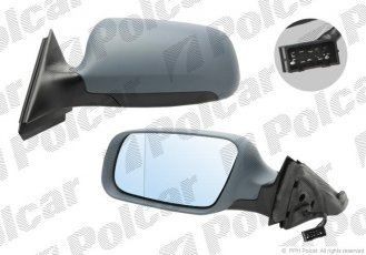 Купить 1323526M Polcar - Зеркало внешнее правая сторона управление электр. крышка под покраску обогреваемое стекло выпуклое A