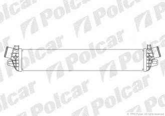 Радіатори повітря (Интеркулеры) 1421J84X Polcar фото 1