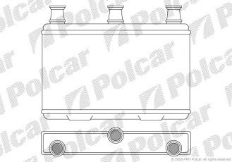 Купити 2017N8-1 Polcar - Радіатори обігріву