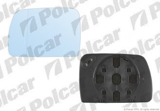 Купити 2050555M Polcar - Вклад дзеркала зовнішнього права сторона обігрівається скло асферичное синє скло BMW X5 (E53)  01.99