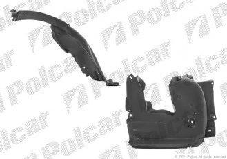 Купити 2040FL-2 Polcar - Підкрилок ліва сторона заднє полиэтилен BMW 3 (E90/E91)  SDN 04-/TOURING 11.04-08.08 (ZJ)