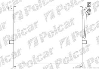 Купити 2055K8C1 Polcar - Радіатори кондиціонера