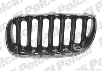 Купить 205505-1 Polcar - Решетка левая сторона хром/черная BMW X3 (E83)  06.03-11.10 (PJ)