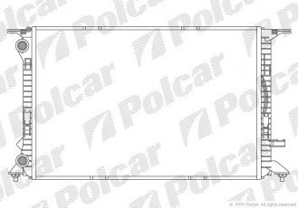 Купить 1337084X Polcar - Радиаторы охлаждения 721x476x26 A/P пайка КПП=M AC=  (+/-)  AUDI A4 (B8)  01.08- 1968ccm CAHA (Q)