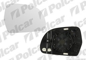 Купити 1332551M Polcar - Вклад дзеркала зовнішнього права сторона обігрівається скло опукле AUDI A4/S4 (B8)  SDN/AVANT 11.07-1