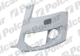 Купити 1365183 Polcar - Кут бампера права сторона з отворами під омивачі і паркомат ґрунтоване KIQN AUDI Q5 (8R)  09.