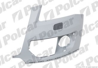 Купить 1365182 Polcar - Угол бампера правая сторона с отверст.для омывателей грунтованый XIZN AUDI Q5 (8R)  09.08-  (PJ)