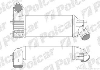 Купить 2332J81 Polcar - Радиатор воздуха (интеркулер)