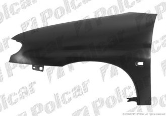 Купить 235002-1 Polcar - Крыло переднее правая сторона без отв. для накладки CITRO N PEUGEOT (PJ)
