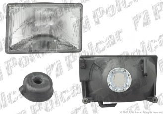 Купить 2405090E Polcar - Фара основная левая сторона тип лампы=H4 ручной ECE JEEP GRAND CHEROKEE (Z)  93-96//96-98 (PJ)