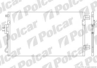 Купити 2421K8C1 Polcar - Радіатор кондиціонера