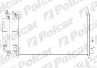 Купить 2707K81K Polcar - Радиаторы кондиционера