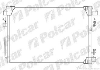 Радиаторы кондиционера 2749K8C1 Polcar фото 1
