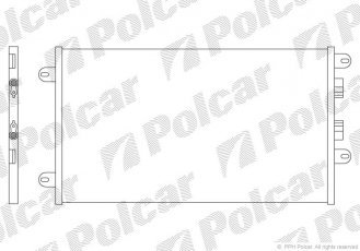 Купити 1404K8C1 Polcar - Радіатори кондиціонера
