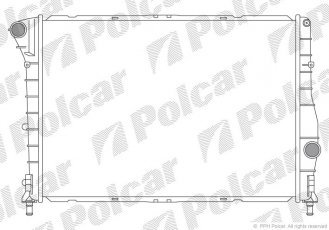 Купить 140908-2 Polcar - Радиаторы охлаждения 580x410x27 A/P пайка КПП=M AC=  (+/-)  ALFA ROMEO 147 00- 1910ccm 937A5.000 (P)