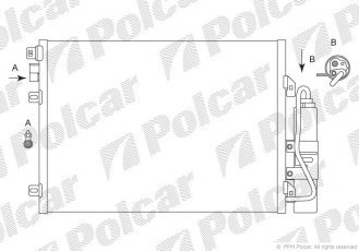 Купити 2801K81X Polcar - Радіатори кондиціонера