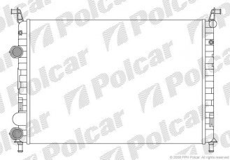 Купить 300608B2 Polcar - Радиатор охлаждения