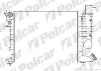 Купить 2326083 Polcar - Радиаторы охлаждения 232608-3