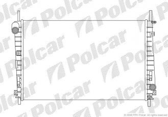 Радіатор охолодження 321808A2 Polcar фото 1