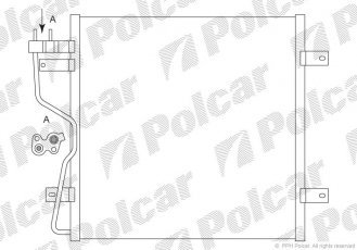 Купити 3411K8C1 Polcar - Радіатори кондиціонера