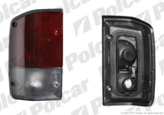 Купити 2775871E Polcar - Ліхтар задній ліва сторона тільки функція заднього ходу тип лампи=P21W червоно-матова ECE NISSAN PAT