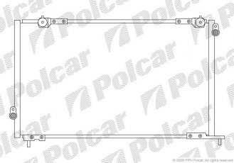Купити 3818K8C3 Polcar - Радіатори кондиціонера
